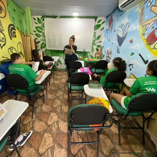 Aula de reforço escolar